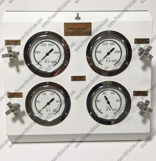 G600-320024-145 Bombardier Brake Pressure Test Gauge Bank